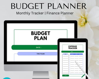 Budget Planner, Monthly Budget Tracker, Finance Planner, Income Tracker ...