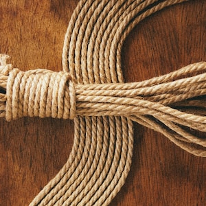 Jute rope / set ø 6 mm Classic »VÆGABØUND« for Kinbaku / Shibari 8 m/10 m