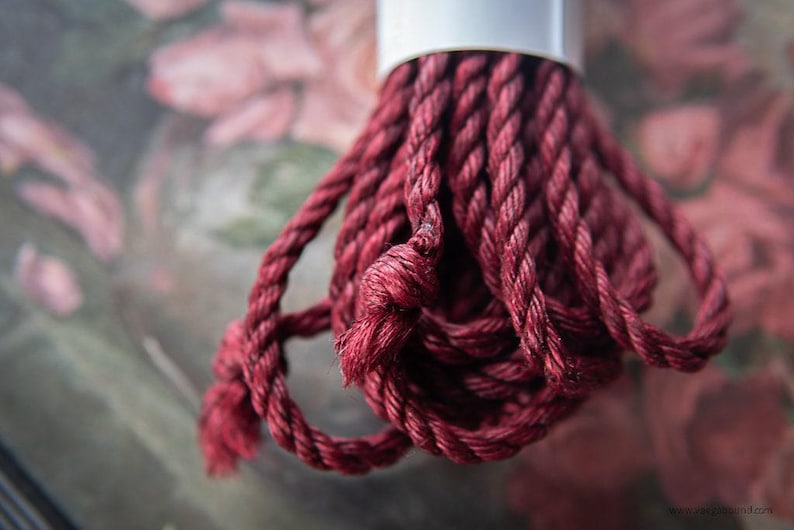 Shibari Rope: Dark Ruby Jute Cord (5 mm Thickness, 8 m & 10 m) image 4