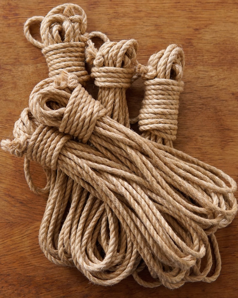 Corde de jute / jeu ø 5 mm Classic VÆGABØUND pour Kinbaku / Shibari 8 m/10 m image 1