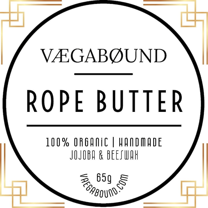 a label for a product called "Rope Butter".