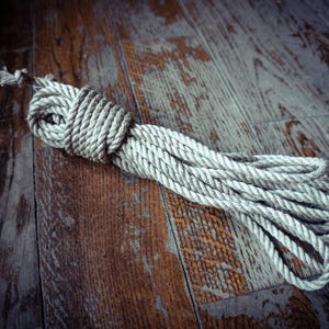 Shibari Rope: Natural Hemp, Ready to Use - 6 mm Thick, 8 or 10 m image 2