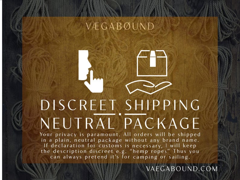 a sign that says, discret shipping neutral package