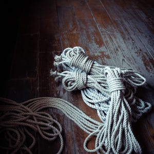Hemp Rope Set: 8 Pieces, Soft and Strong - 5 mm Natural Fiber