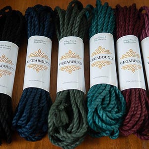 Shibari Rope: Dark Ruby Jute Cord (5 mm Thickness, 8 m & 10 m) image 6