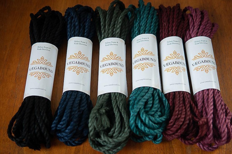 Shibari Rope: Dark Ruby Jute Cord (5 mm Thickness, 8 m & 10 m) image 6