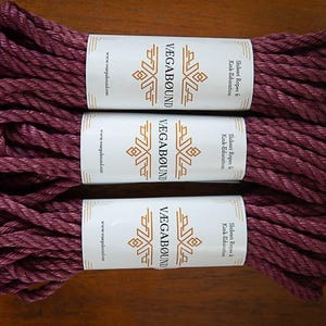 Shibari Rope: Wild Berry Purple Jute Cord (5 mm, 8 m & 10 m Lengths) image 3