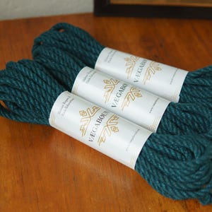 Shibari hemp rope 5 mm CLASSIC »Lagoon« for Kinbaku / Bondage 8 m 10 m