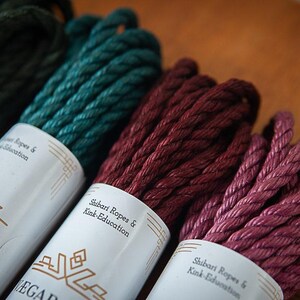 Shibari Rope: Dark Ruby Jute Cord (5 mm Thickness, 8 m & 10 m) image 5
