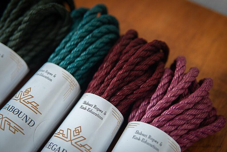 Shibari Rope: Dark Ruby Jute Cord (5 mm Thickness, 8 m & 10 m) image 5