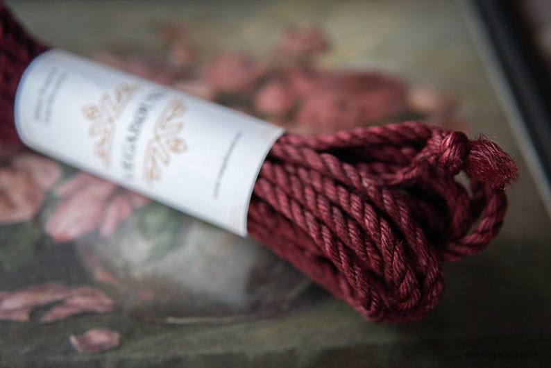 Shibari Rope: Dark Ruby Jute Cord (5 mm Thickness, 8 m & 10 m) image 2