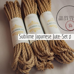 Shibari Jute Rope Set: Soft, Skin-Friendly 5 mm - 8 m & 10 m Lengths