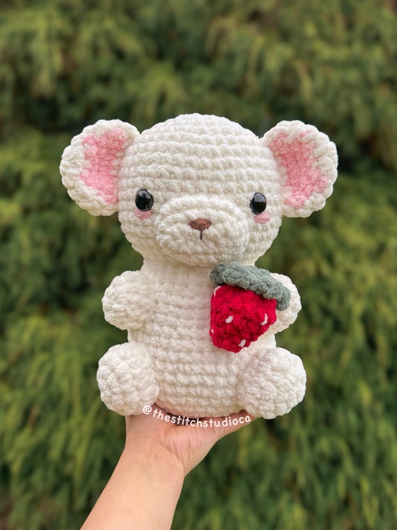 赤ちゃんウサギとクマのぬいぐるみのかぎ針編みパターン | 編みぐるみ