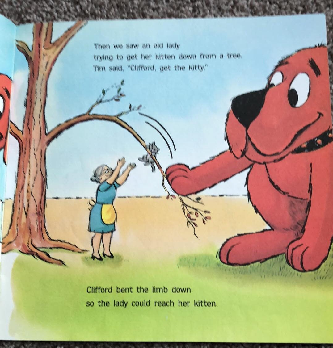 Clifford's Good Deeds 1985 Scholastic Etsy