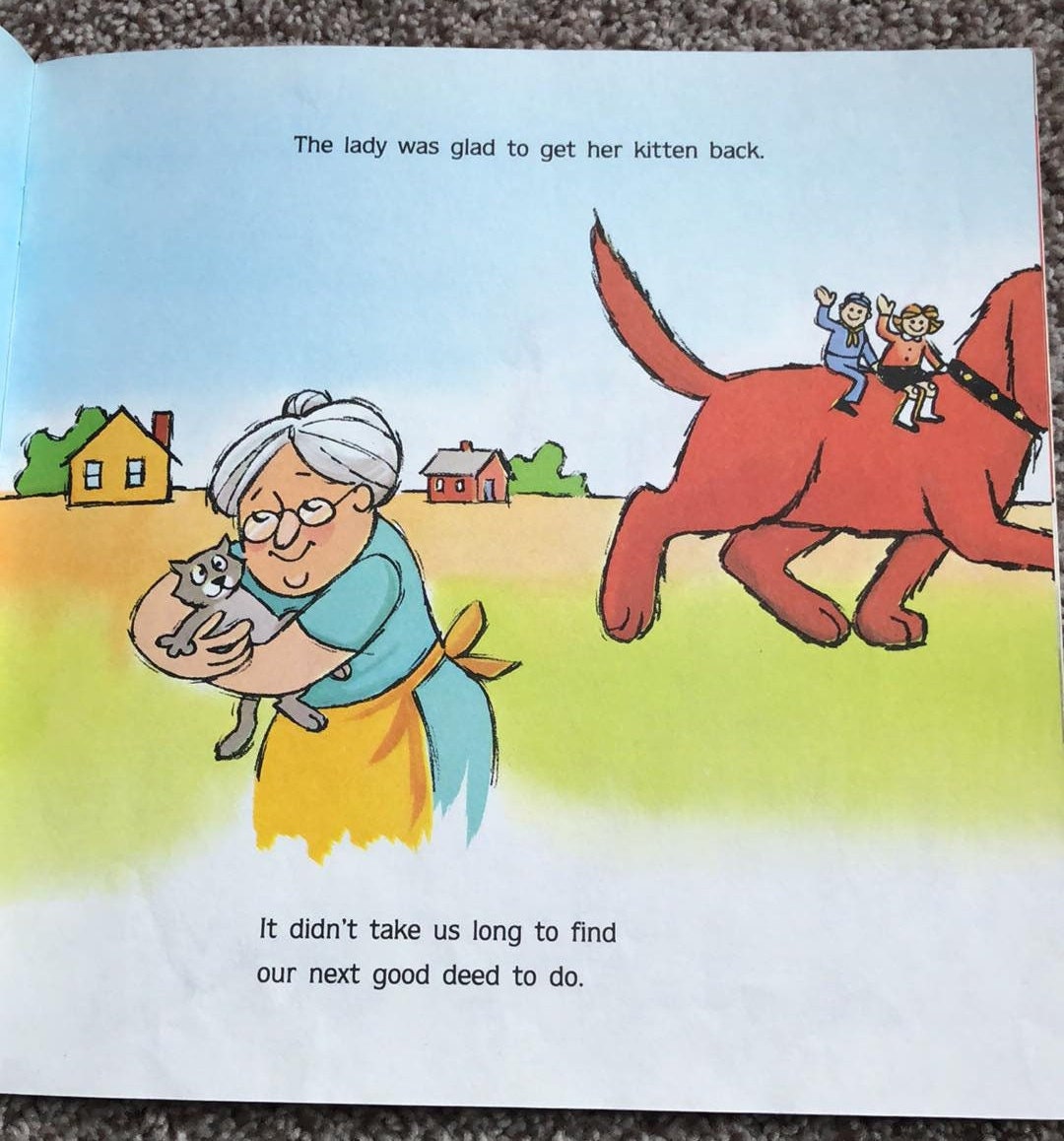 Clifford's Good Deeds 1985 Scholastic Etsy
