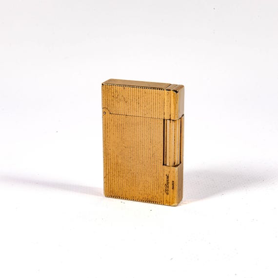 Vintage Gold Plated S.T. Dupont Gatsby Lighter 1990s - Etsy
