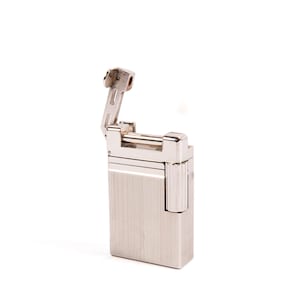 Vintage Silver Plated S.T. Dupont Urban Lighter  2000s