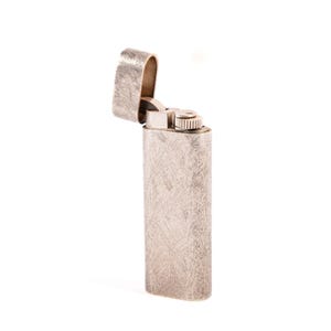 Vintage Silver Plated Cartier Les Must Lighter Florentine 1970s