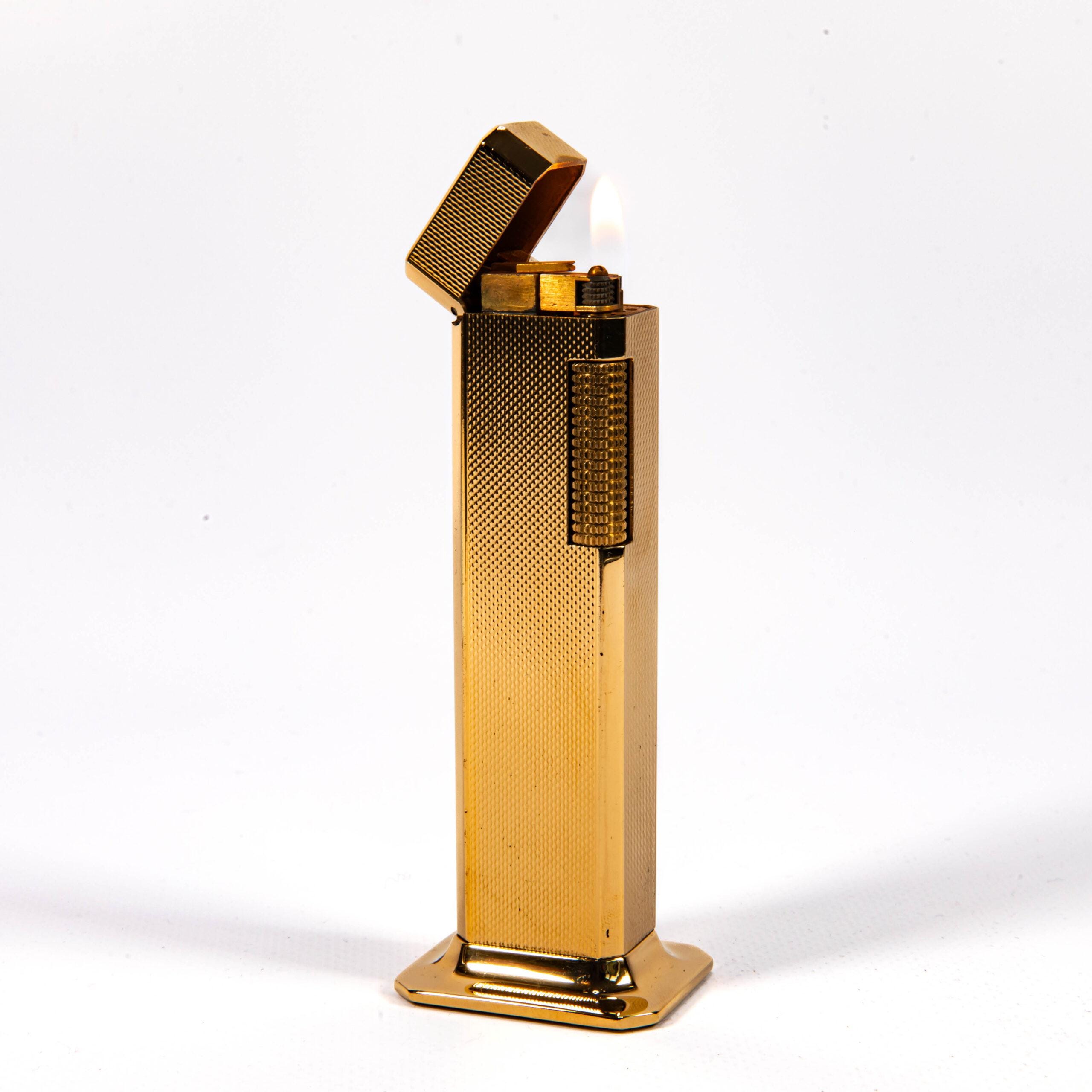 Vintage Gold Plated Dunhill Tallboy Lighter Barley 1980s - Etsy
