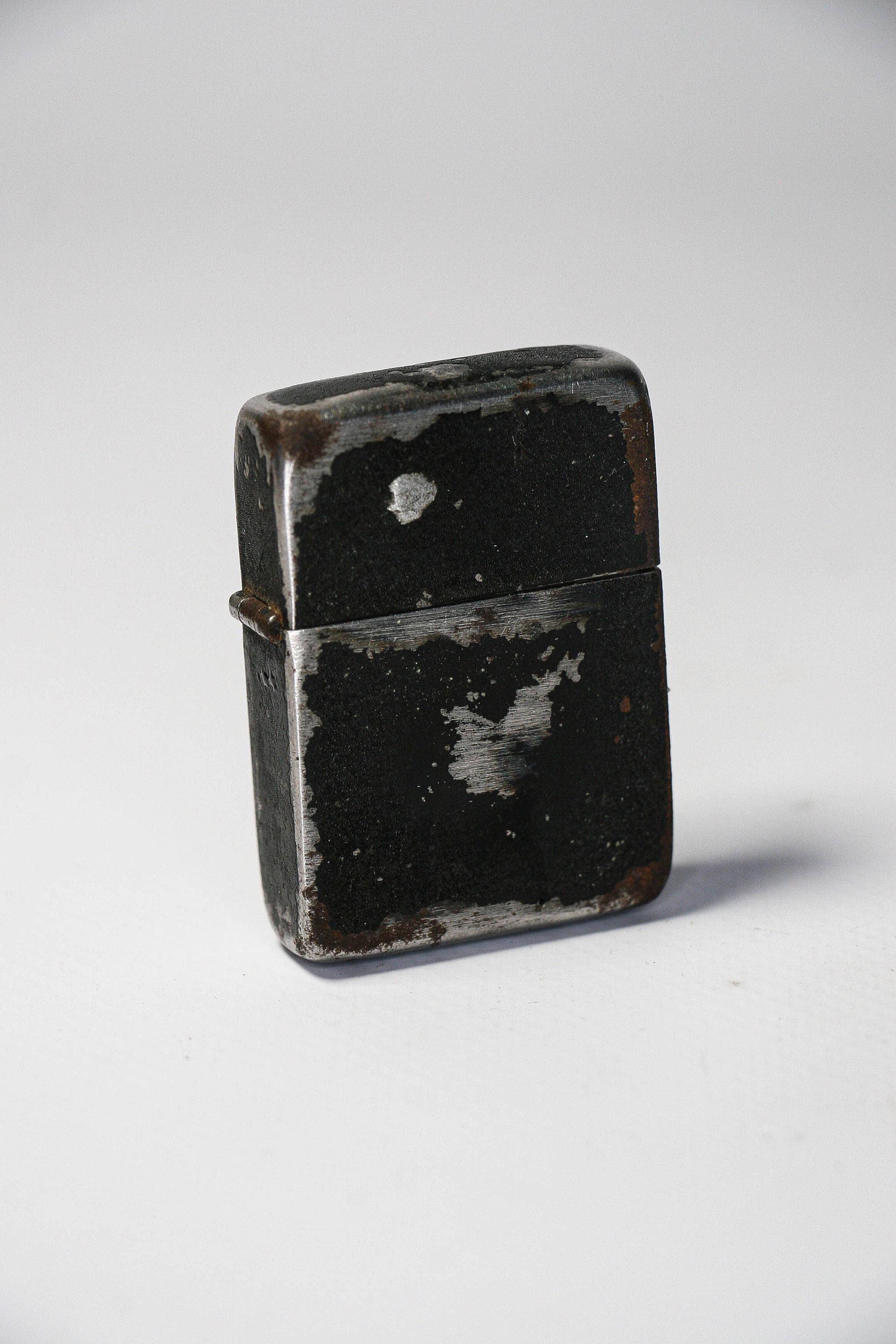 Original WW2 Zippo Black Crackel 3 Barrel 1943-1945 