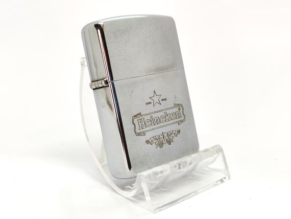 Vintage Heineken Zippo Brushed 1995 - Etsy