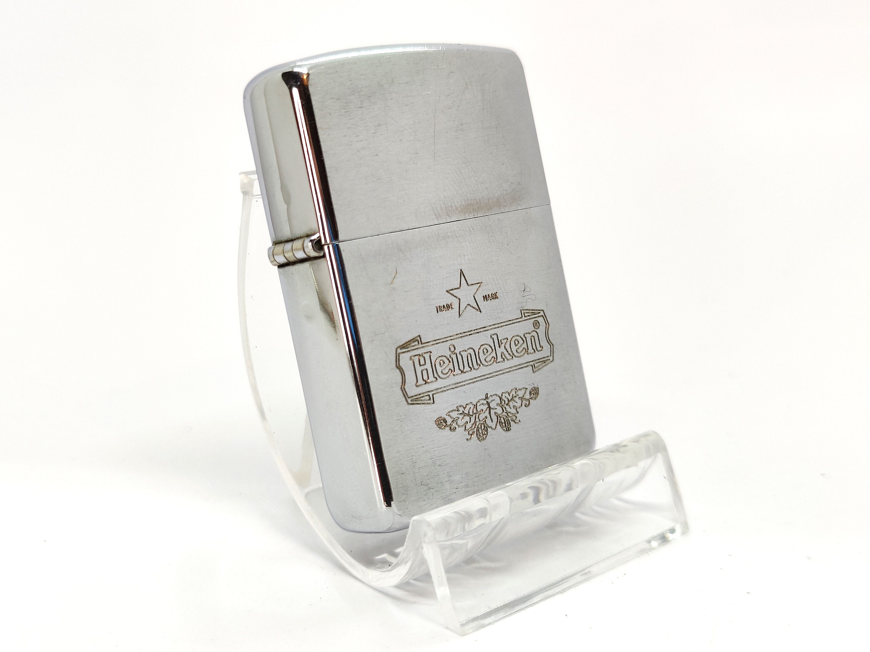 Vintage Heineken Zippo Brushed 1995 - Etsy