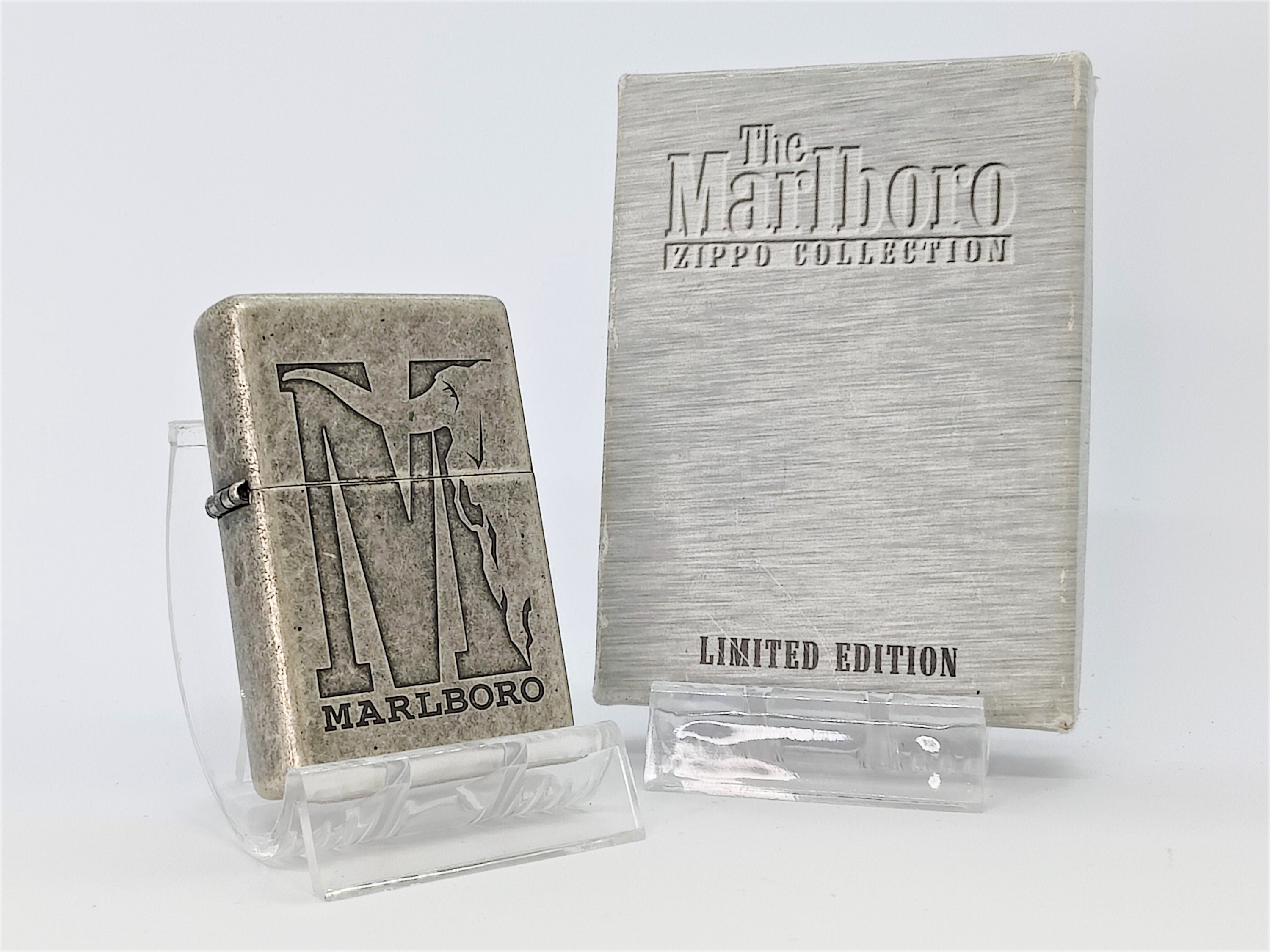 Rare New Silver Plated Zippo Marlboro 'big M' 2001 in - Etsy Canada