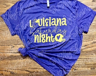 Louisiana Saturday Night Tee | LSU football T-shirt