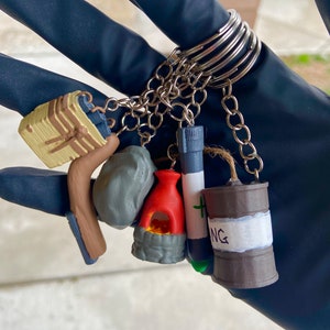 3D Printed Rust Keychains