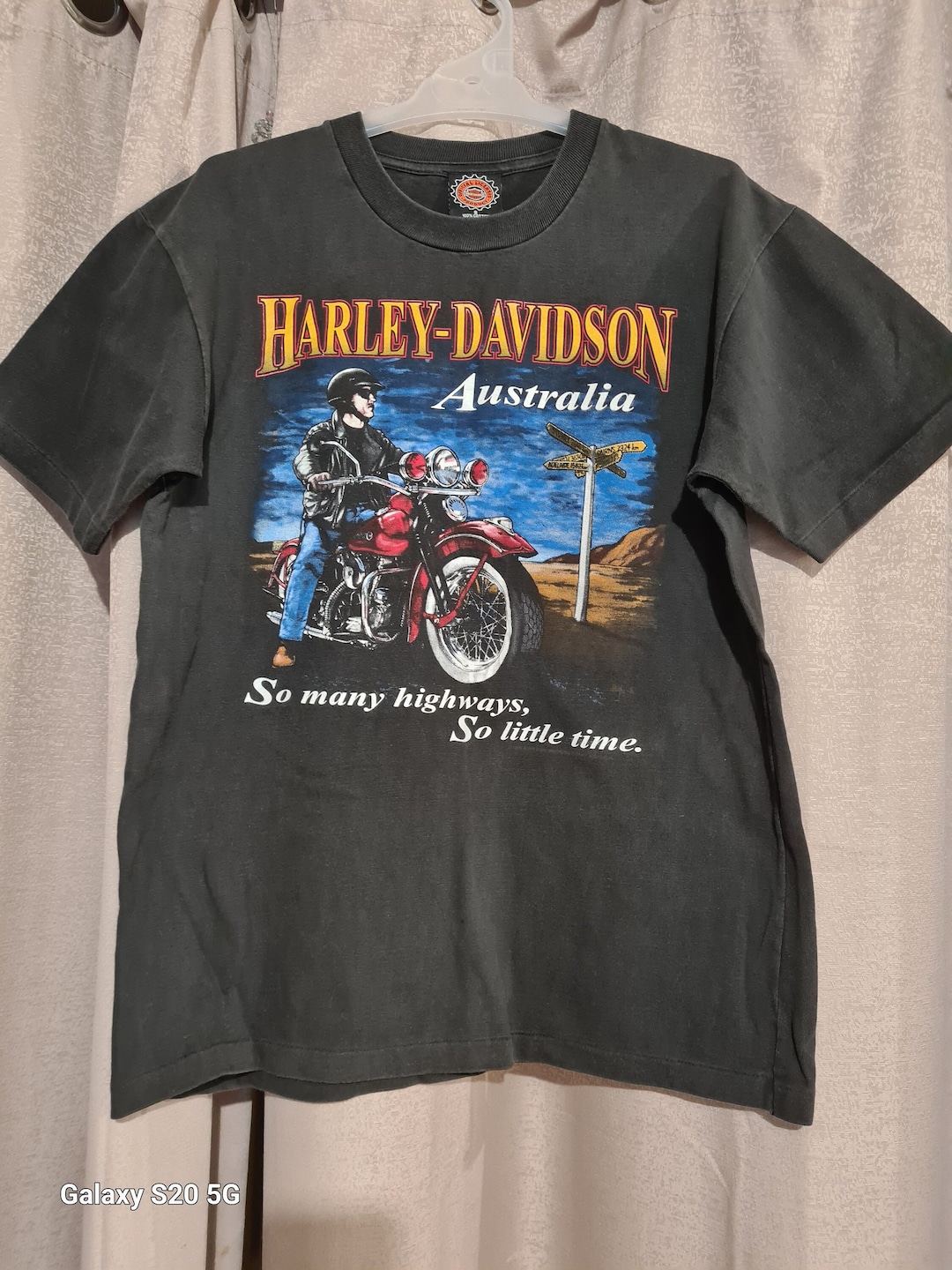 Vintage 1992 Harley Davidson Tshirt Etsy