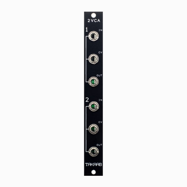 Takaab 2VCA v1 Dual Voltage Controlled Amplifier Eurorack Synthesizer Module by Siam Modular