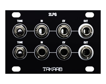 TAKAAB 2LPG 1U - Dual Passive Low Pass Gate Eurorack Synthesizer Module by Siam Modular