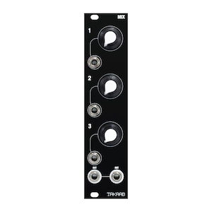 Takaab MIX v2 - Three Channel Mixer Eurorack Synthesizer Module by Siam Modular