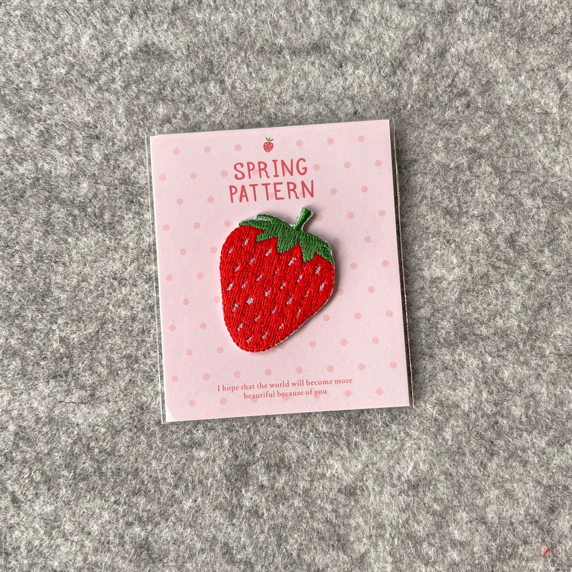 3pcs Strawberry Embroidered Patches,Funny Iron on Patches for Clothes, Cute Strawberry Embroidered Sew-On/Iron-On Appliques Patch for Kids Clothes