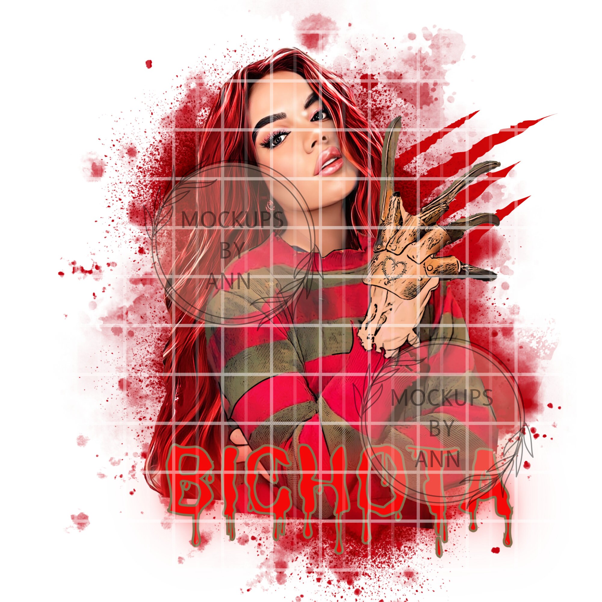 Karol G PNG Karol G Bichota Cabello Rojo Png Descarga Digital Lupon 
