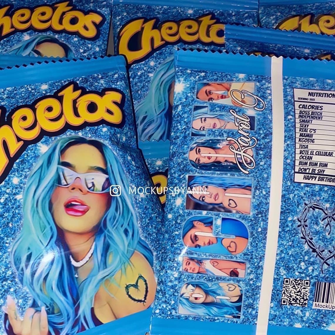 Karol G Chip Bags Karol G Bichota Party Favors Karol G Party Etsy Canada