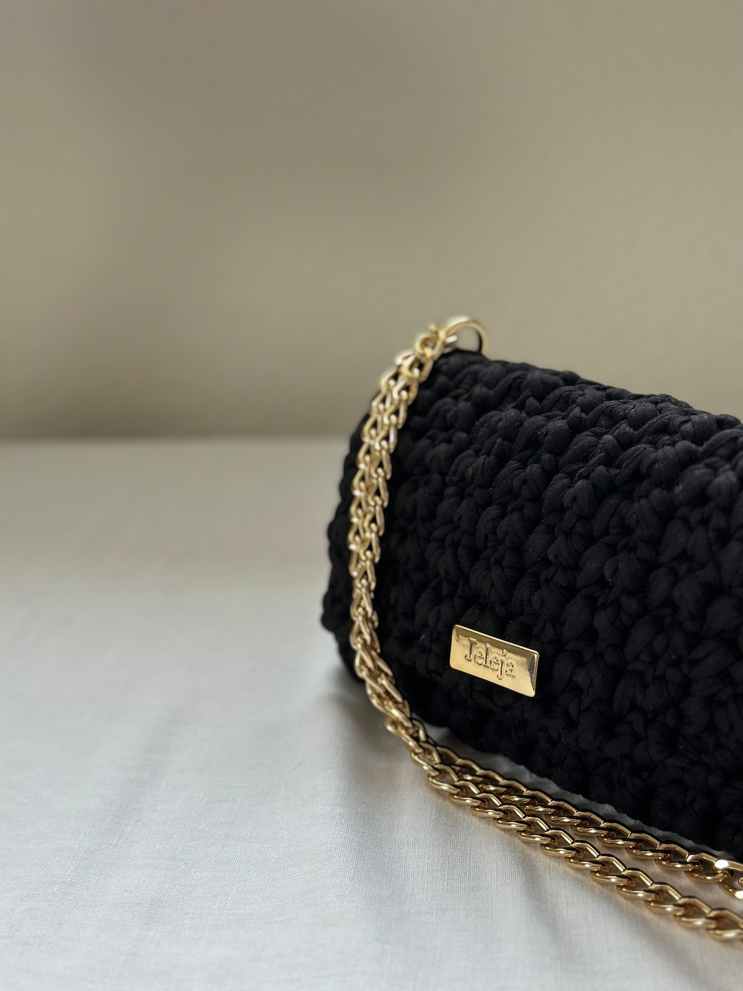 Bag Woman Black Night Accessories Woman Black Shoulder Bag Sustainable ...