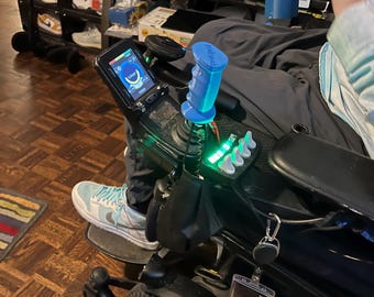 QwadSteer Fighterjet wheelchair joystick!
