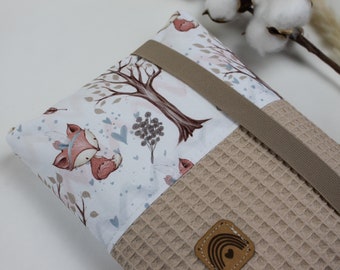 Diaper bag changing bag *Fox in the forest* light beige