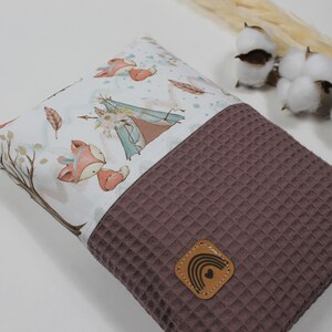 Windeltasche Wickeltasche *Fuchs im Wald* lila