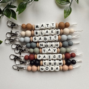 Porte-clés sac à dos personnalisé, porte-clés sac à langer, tirette de sac à langer, étiquette nominative, étiquette nominative pour bébé, rentrée des classes, neutre, cadeau bébé