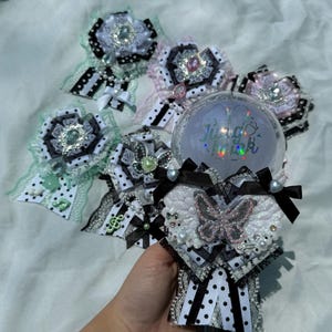 enhypen ateez txt boynextdoor twice inspired kpop lightstick bow!