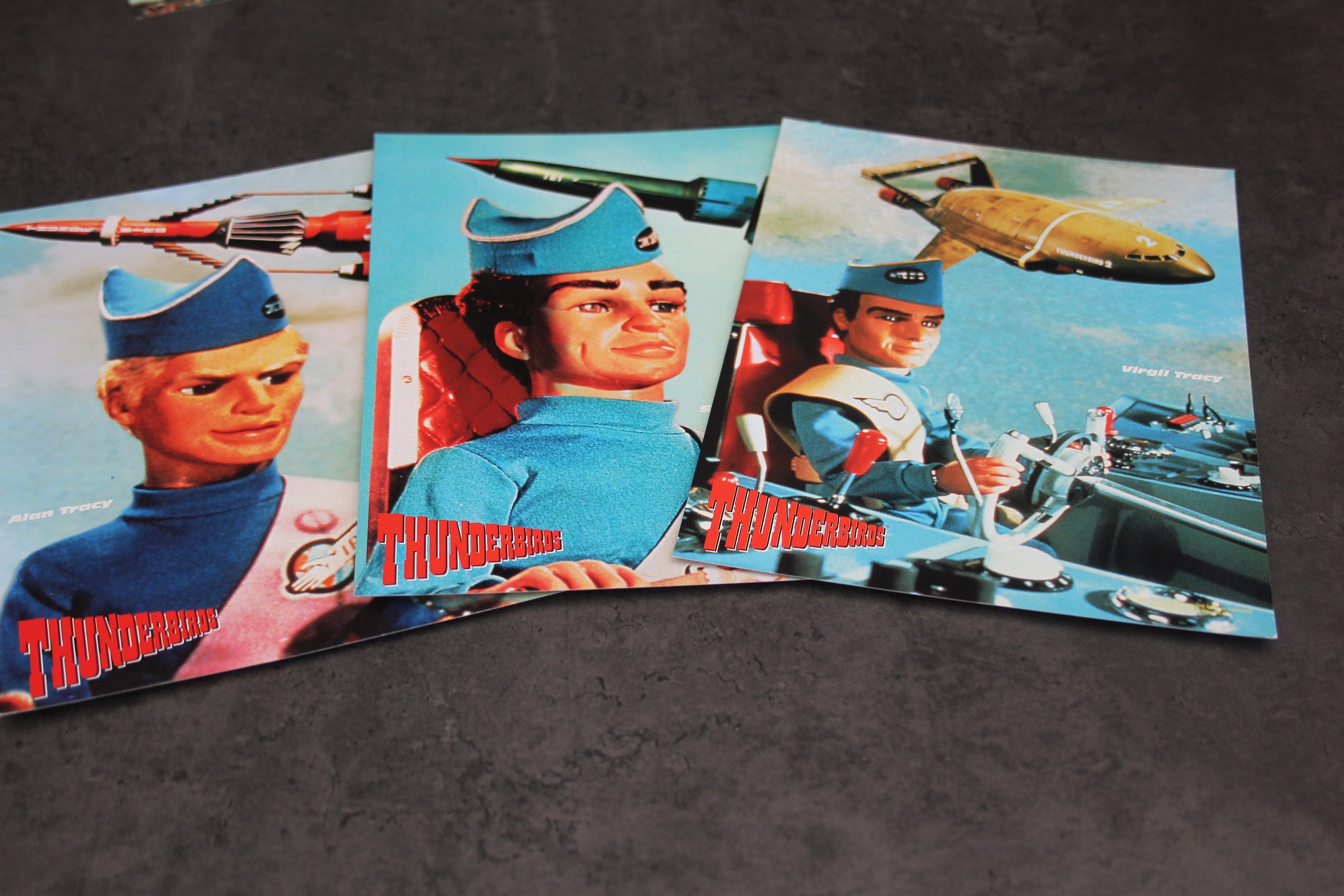 3 Tbirds Mini Posters | Large Cards | International Rescue | IR