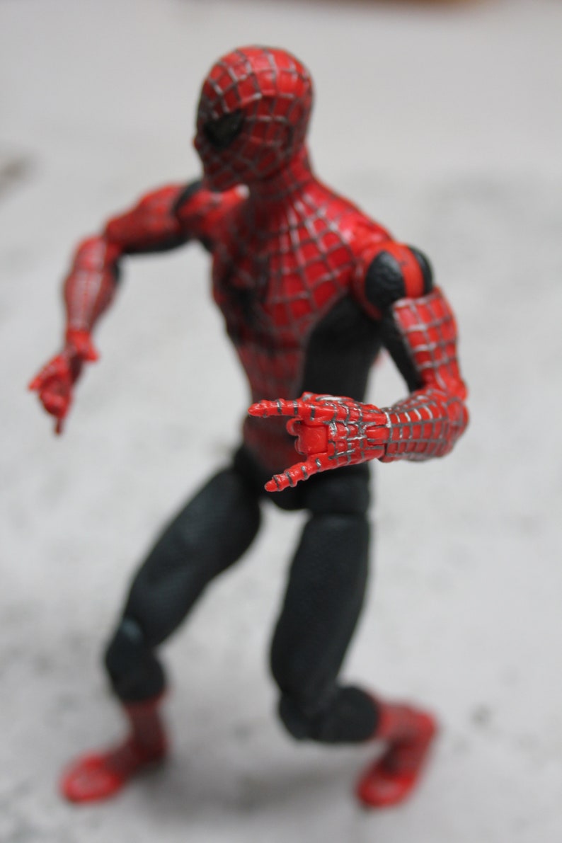 2 Super Poseable Spiderman Figures Marvel Action Figures Marvel Action