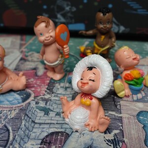 5 Magic Diapers Figuren | Diorama | Maßstabsgetreues Modell | Windel | Actionfiguren | Sammlerstück | Sammlung | Sammler | Vintage-Spielzeug