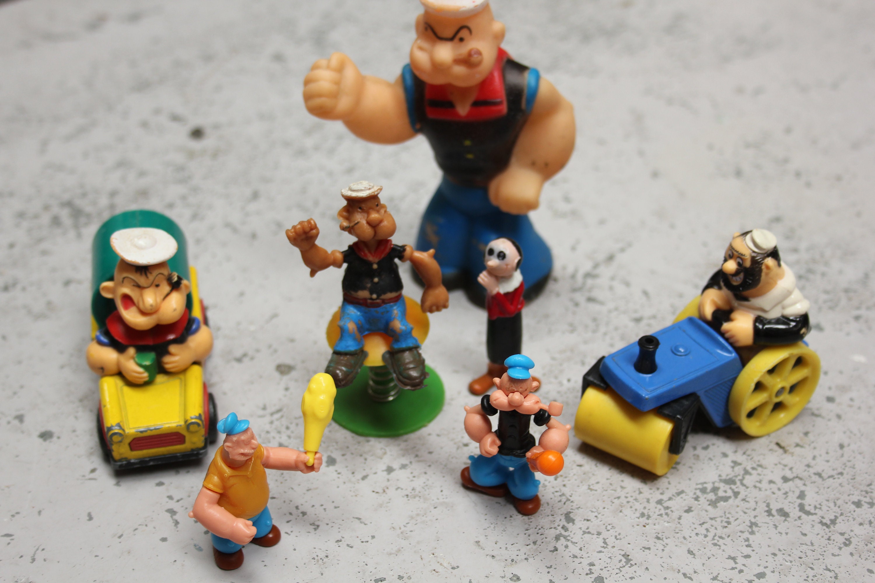 Vintage Popeye Figures | Popeye the Sailor Man | Vintage Toys | Vintage Toys  | Eighties Toys | Eighties Toys | 80's Toys | Brutus - Etsy