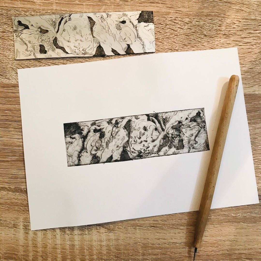 Print Original Art Print, Limited Edition, the Divine Comedy of Dante ...