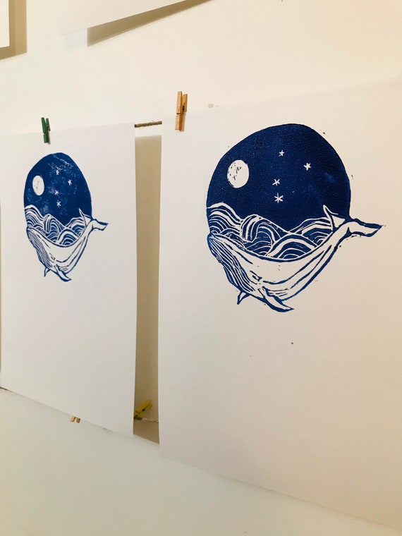 La Baleine bleu et les étoiles