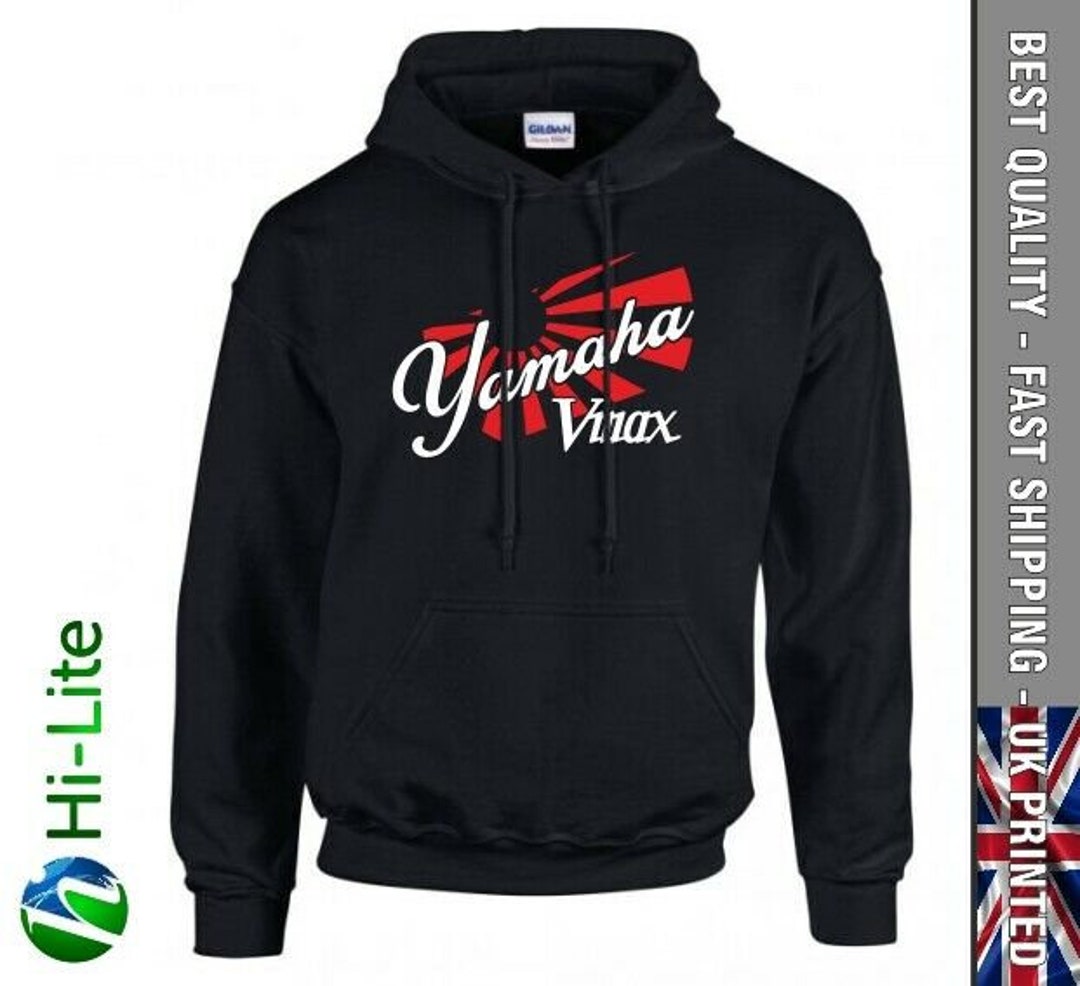 H92 Yamaha V-max Inspired Black Hoody Hoodie Suit V Max Rider Mens