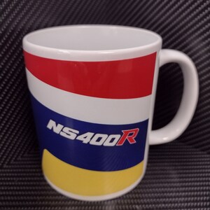 M39-Honda NS400R HRC Farben inspirierte Kaffee-Tee-Tasse